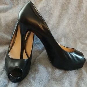 Guess peep toe stiletto heels